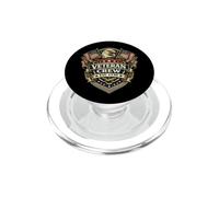 American Veteran Crew Est 1776 Eagle Shield Patriotic USA PopSockets PopGrip pour MagSafe