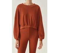 American Vintage Long-sleeved Crew Neck Sweatshirt Foggy Taille: L | Pulls Outlet | Femme