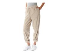 American Vintage - Padow Pants - Femme - Pantalons - Beige - Taille: 38 FR