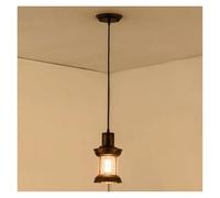 American Vintage Pendant Lamp Dining Room Balcony Nostalgic Decorative Cafe Restaurant Lamp Industrial Glass Light
