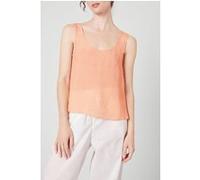 American Vintage Short Top Without Sleeves U Collar Doucette Taille: M | Tanktops Outlet | Femme | Blanche