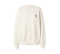 AMERICAN VINTAGE Sweat-shirt 'FIKY' écru / turquoise / miel / sapin, Taille XS-S