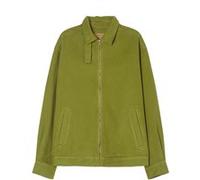 American Vintage Unisex Long-sleeved Jacket With Zip-up Shirt Collar Army Taille: XXL | Vestes Outlet | Unisex | Vert
