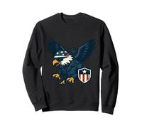 American Warrior Eagle Symbole de liberté et de Puissance Sweatshirt