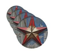 American Wastern Texas Star Lot de 4 cartes parfumées à suspendre pour armoire, salle de bain, voiture, aromathérapie, rétroviseur, désodorisant, longue durée