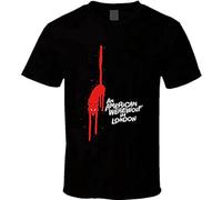 American Werewolf in London Horror Unisex 100% Cotton Short-Sleeve T-Shirts Black M