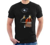 American Werewolf in London Movie Poster Men's T-T-Shirts à Manches Courtes Black(X-Large)
