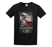 American Werewolf in London Slaughtered Lamb Pub Inn Logo Horror Movie Unisex 100% Cotton Short-Sleeve T-Shirts Black L