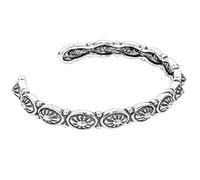 American West - Classics Sterling Silver Concha Cuff Bracelet - Small to Large - Classics Collection