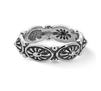 American West Sterling Silver Concha Style Band Ring- Size 6 - Classics Collection