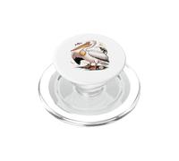 American White Pelican Sea Bird Birder PopSockets PopGrip pour MagSafe
