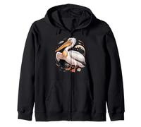 American White Pelican Sea Bird Birder Sweat à Capuche
