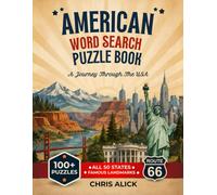 American Word Search Puzzle Book: A Journey Through The USA