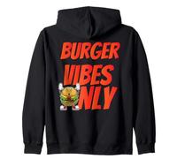 Americana Burger Lover Funny Fast Food Vibes Années 50 Diner Retro Sweat à Capuche
