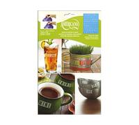 Americana Decor Knock Out Alpha Stick on Pochoir, Bleu, 8 x 27,9 cm