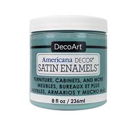 Americana Décor Peinture à Bouteilles en émail satiné Acrylique Bleu mer 7 x 7 x 8 cm