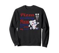 Americana Pizza Lover Forever Mascotte Style New York Vintage Sweatshirt