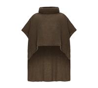 Americandreams - Bella Poncho - Femme - Pulls - Brun - Taille: ONE Size