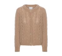 Americandreams - Frankie Cable Knit Cardigan - Femme - Pulls - Brun - Taille: 42 FR