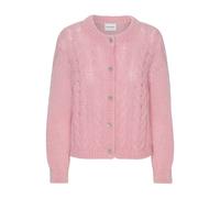 Americandreams - Frankie Cable Knit Cardigan - Femme - Pulls - Rose - Taille: 40 FR