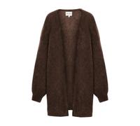 Americandreams - Lee Midi Cardigan - Femme - Pulls - Brun - Taille: 38 FR