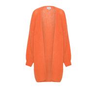 Americandreams - Lee Midi Cardigan - Femme - Pulls - Orange - Taille: 42 FR