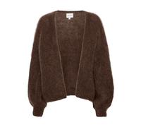 Americandreams - Lee Short Cardigan - Femme - Pulls - Brun - Taille: 38 FR