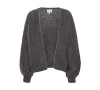 Americandreams - Lee Short Cardigan - Femme - Pulls - Gris - Taille: 38/40 FR