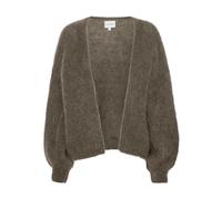 Americandreams - Lee Short Cardigan - Femme - Pulls - Gris - Taille: 42/44 FR