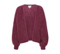 Americandreams - Lee Short Cardigan - Femme - Pulls - Rouge - Taille: 42/44 FR