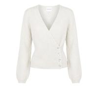 Americandreams - Mariya Wrap Cardigan - Femme - Pulls - Blanc - Taille: 38 FR