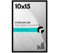 Americanflat Cadre photo de 25,4 x 38,1 cm en noir, bordure fine avec couverture en plexiglas et matériel de suspension pour affichage horizontal et vertical, pour mur