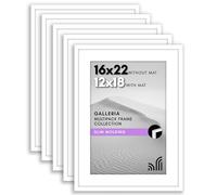 Americanflat Lot de 12,7 cm de cadre photo de 40,6 x 55,9 cm, pour affiche de 30,5 x 45,7 cm, cadre photo avec passe-partout ou cadre de 40,6 x 55,9 cm sans passe-partout, décoration murale avec