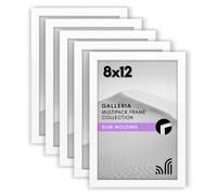 Americanflat Lot de cadres photo de 20,3 x 30,5 cm - Décoration murale pour collage avec couverture en plexiglas et matériel de suspension - Cadre mural pour affichage horizontal ou vertical - Blanc