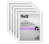 Americanflat Lot de cadres photo de 22,7 x 30,5 cm - Utilisation comme cadre photo de 15,2 x 20,3 cm avec passe-partout ou cadre de 22,9 x 30,5 cm sans passe-partout - Décoration murale avec