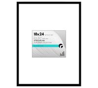 Americanflat Streamline Collection Cadre photo fin de 45,7 x 61 cm avec plexiglas poli, photo de 25,4 x 20,3 cm avec passe-partout ou photo de 45,7 x 61 cm sans passe-partout, affichage mural, noir
