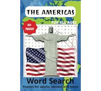 Americas Word Search Puzzle Book: Word searches with easy to read print about The Americas, history, and cities and More | 6x9 inches, 110 pages | 50+ ... Gift for vacations, holidays, and free times