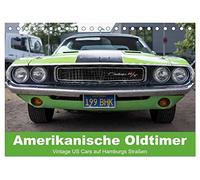 Amerikanische Oldtimer - Vintage US Cars auf Hamburgs Straßen (Tischkalender 2026 DIN A5 quer), CALVENDO Monatskalender: Klassische US-amerikanische Oldtimer auf Hamburgs Straßen.