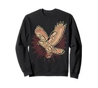 Amérindien à Queue Rouge Faucon et Soleil Nature Sweatshirt