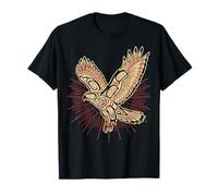 Amérindien à Queue Rouge Faucon et Soleil Nature T-Shirt