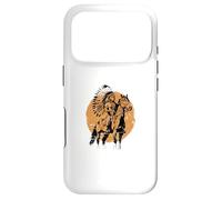 Amérindien sur Un Cheval Coque pour iPhone 17 Pro