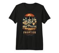 Amérique 1776-2026 250 La frontière n'a jamais été fermée Progrès T-Shirt Haut de Gamme