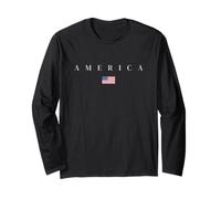 Amérique Américaine America USA Manche Longue