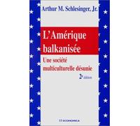 Amerique balkanisee (l') - une société multiculturelle et désunie - SCHLESINGER/ARTHUR M - Economica - Livre