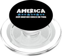 Amérique Dieu a versé sa grâce sur toi PopSockets PopGrip pour MagSafe