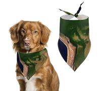 Amérique du Sud - Bandana triangle pour chien - Lavable - En polyester - Joli bandana pour animaux de compagnie - Pour chiens de taille moyenne et grande - Chiots et chats