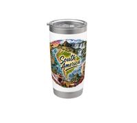 Amérique du Sud, Brésil, Argentine, Pérou, Colombie, Chili Gobelet isotherme en acier inoxydable double paroi