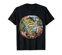 Amérique du Sud, Brésil, Argentine, Pérou, Colombie, Chili T-Shirt