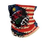 Amérique Et Namibie Drapeau Namibien À Tête De Mort Unisexe Bandeau Anti-Solaire Cache Cou Séchage Rapide Tour De Cou pour Cyclisme Course À Pied Pêche Moto