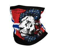 Amérique Et Norvège Drapeau Norvégien Lion Combiné Unisexe Bandana Douce Bandeau Coupe-Vent Cache Cou pour Randonnée Ski Pêche Course À Pied